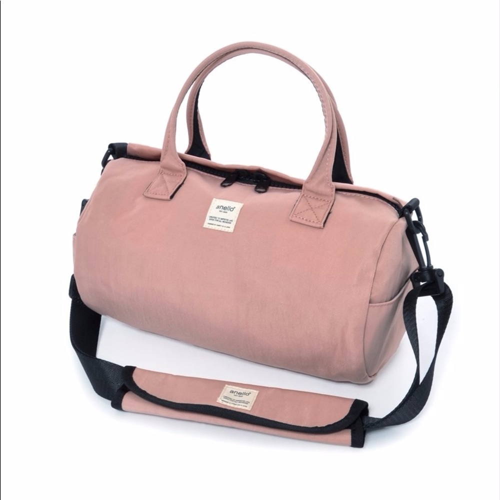 Anello mini cylinder bag with shoulder strap